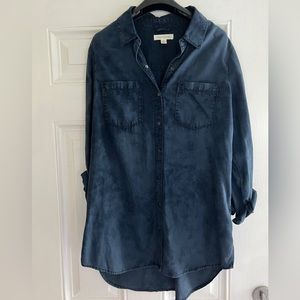 Treasure Bond long tunica / shirt, size M, navy
